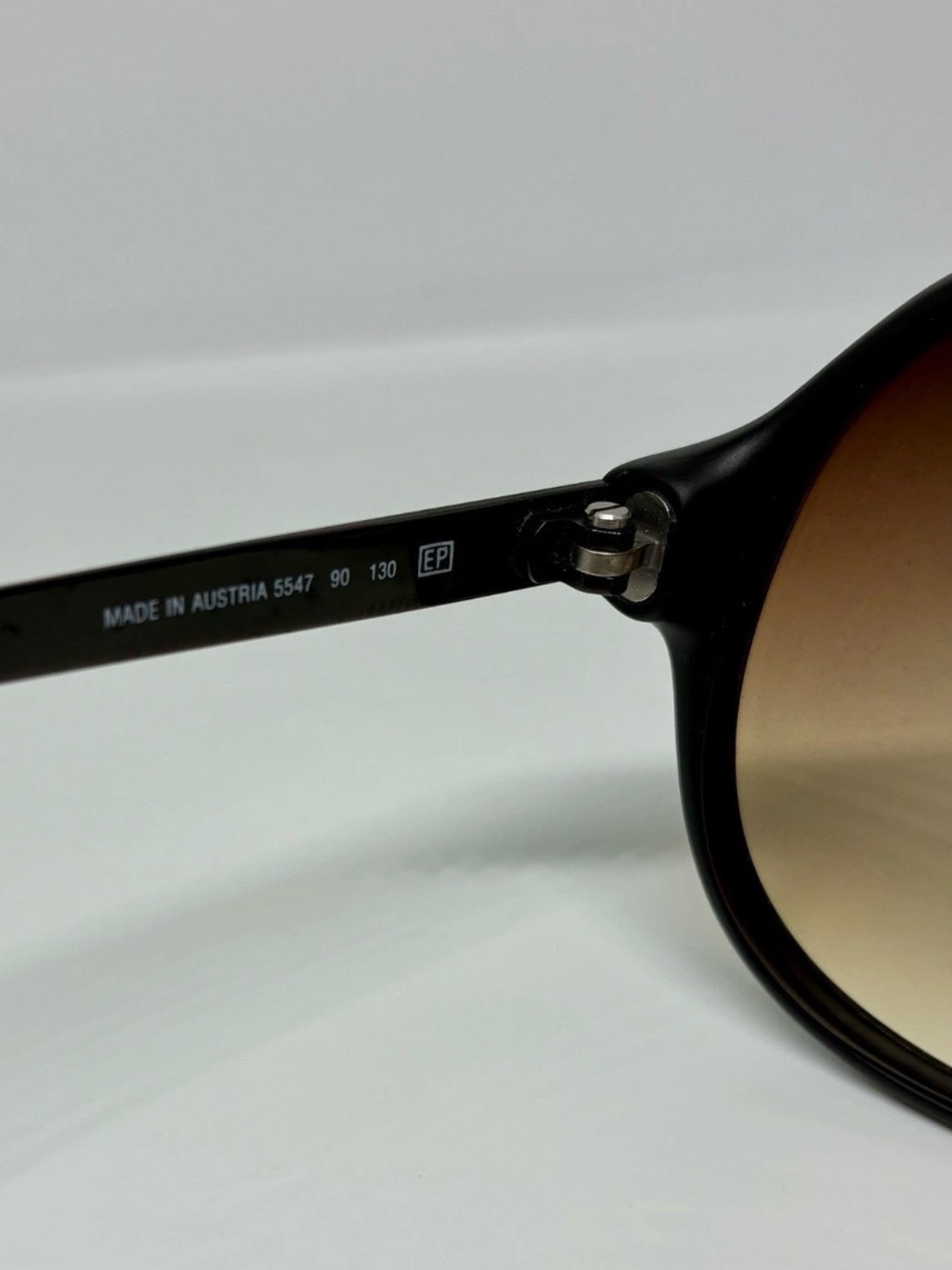 Vintage 1980s Carrera 5547 Sunglasses Black Optyl Frame Austria (Needs Lenses) - Picture 5 of 6